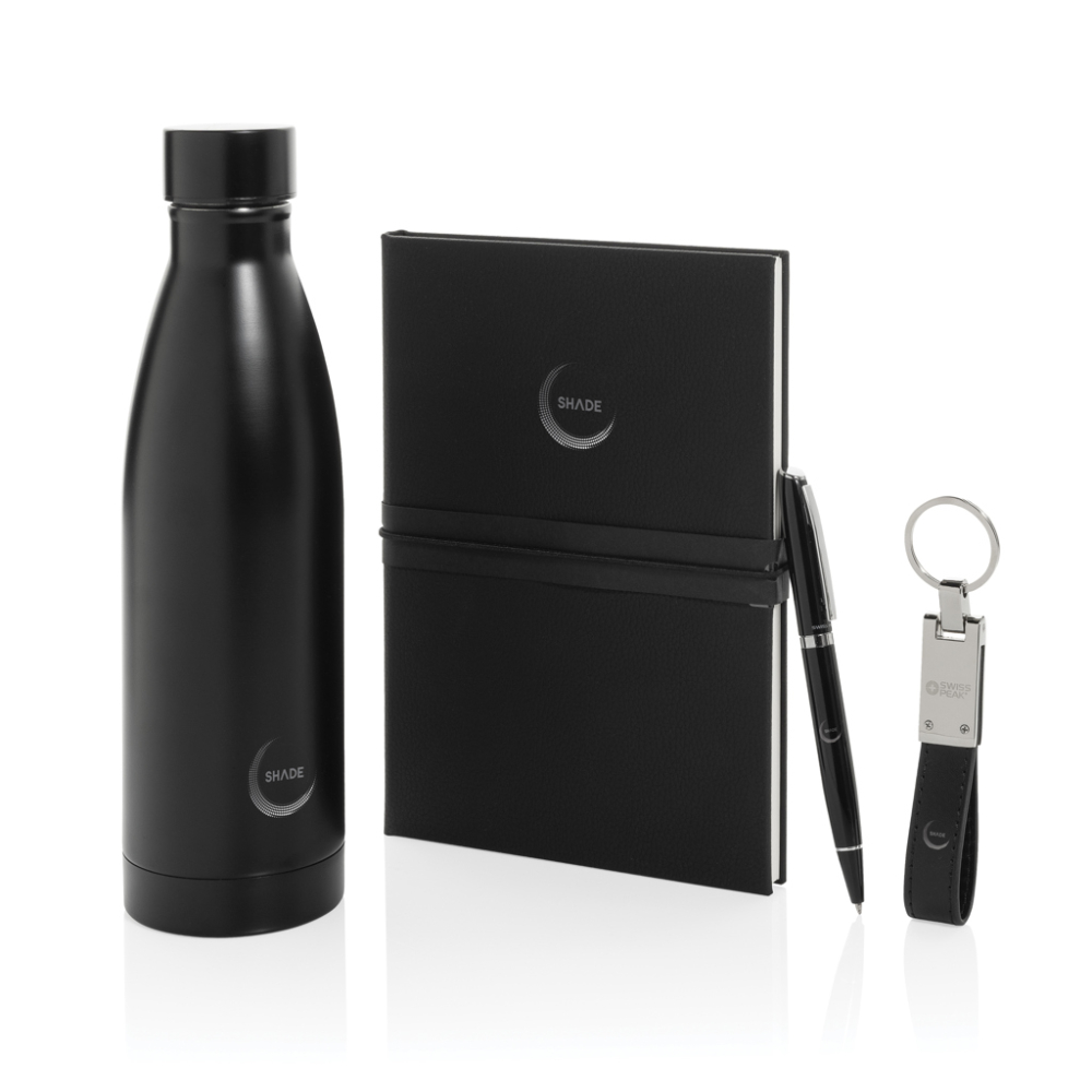 Swiss Peak RCS deluxe business gift set w/ water bottle [12]