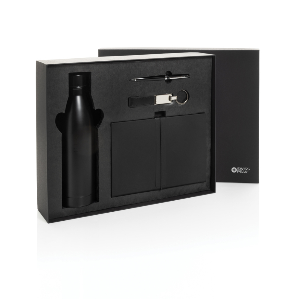 Swiss Peak RCS deluxe business gift set w/ water bottle [16]