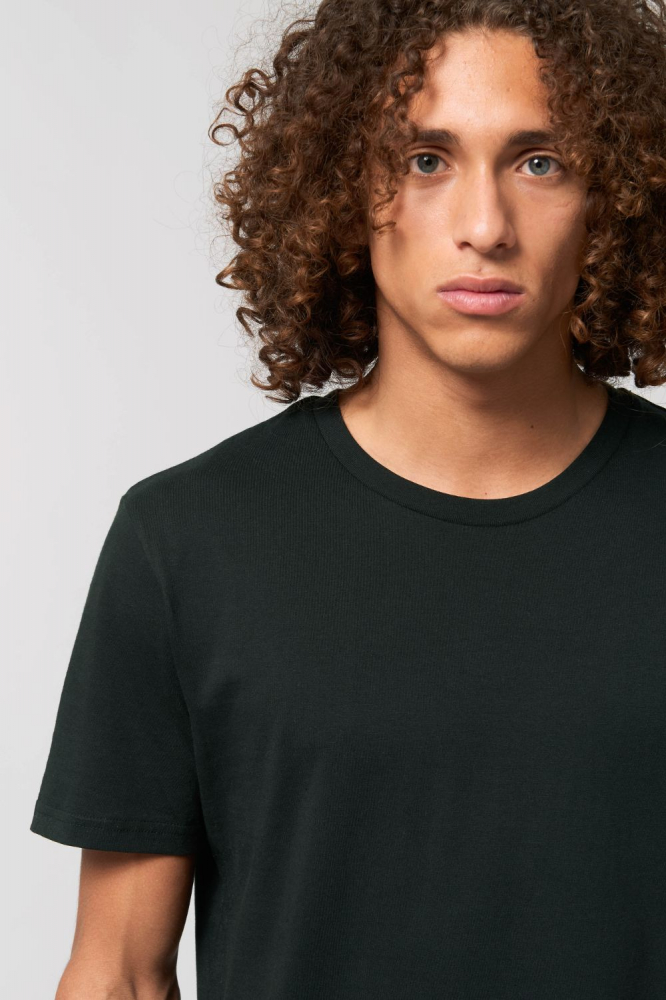 Tricou premium Sting, Ronic, 100% bumbac organic, certificat GOTS, tesatura Single Jersey, 180 G/M², unisex, negru, L [3]