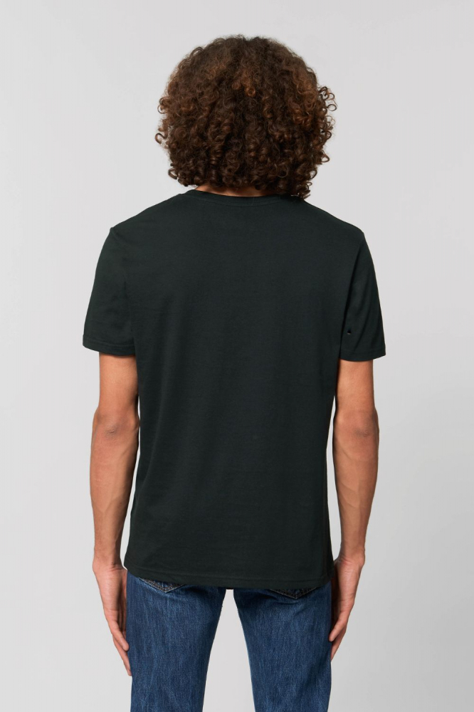 Tricou premium Sting, Ronic, 100% bumbac organic, certificat GOTS, tesatura Single Jersey, 180 G/M², unisex, negru, L [6]