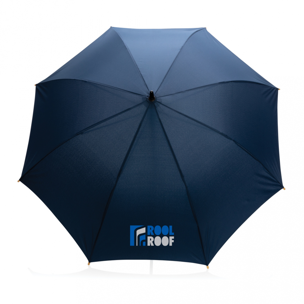 Umbrelă 23" Impact AWARE™, mâner elegant din bambus [6]