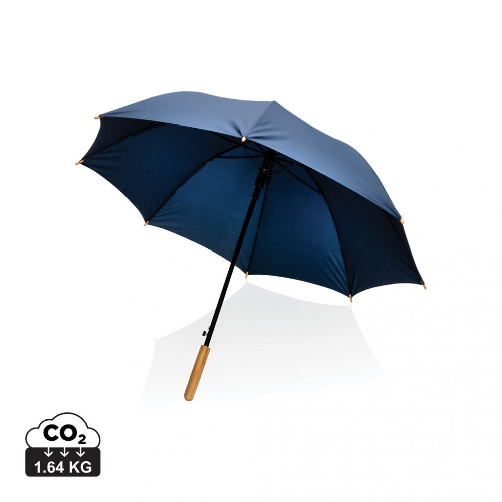 Umbrelă 23" Impact AWARE™, mâner elegant din bambus [1]