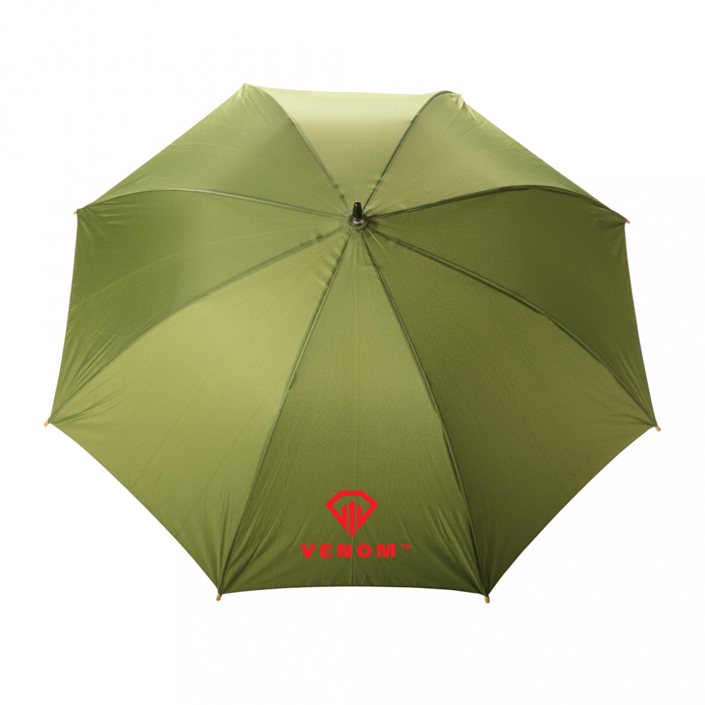 Umbrelă 23" Impact AWARE™, mâner elegant din bambus [6]