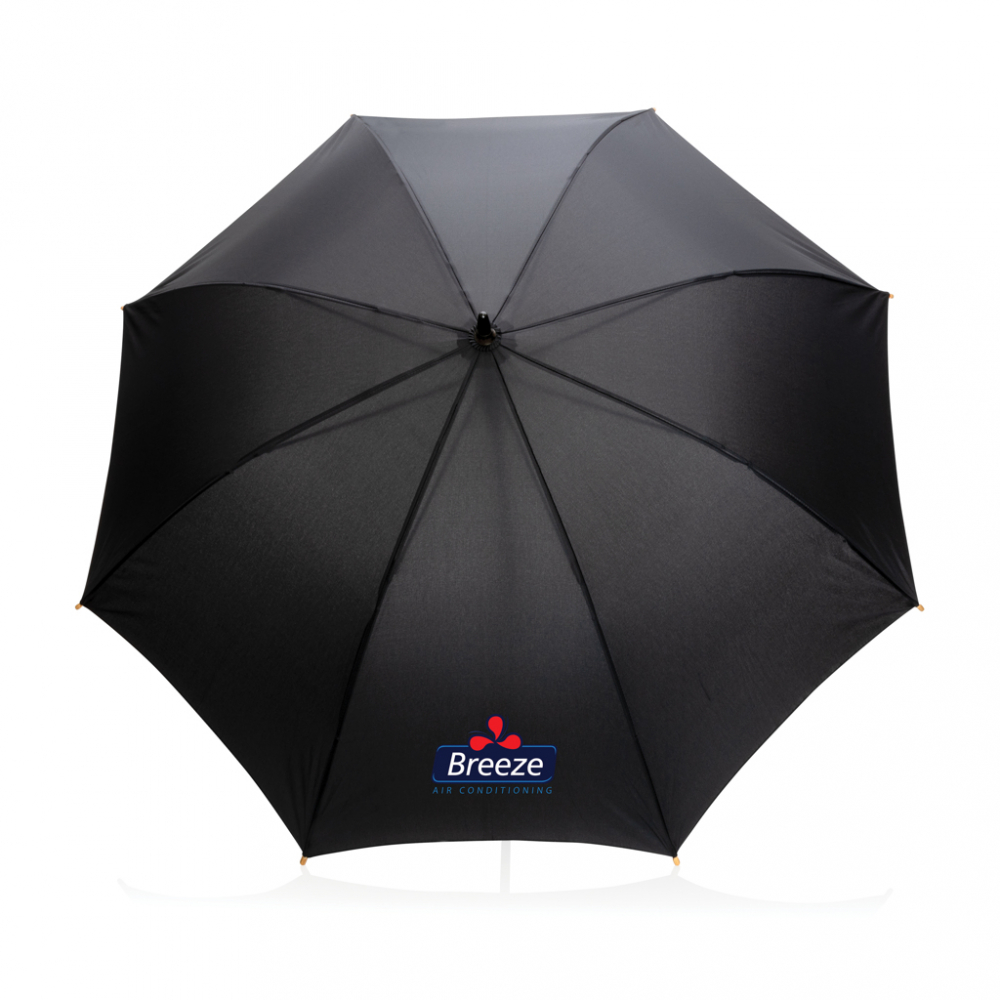 Umbrelă 23" Impact AWARE™, mâner elegant din bambus [6]