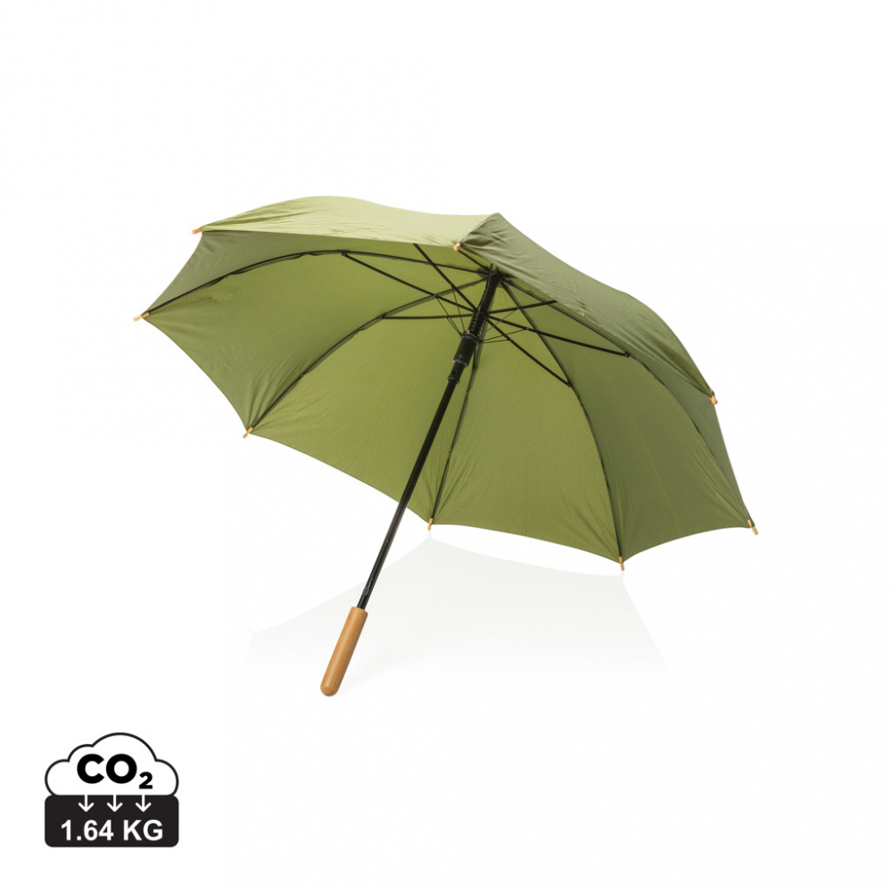 Umbrelă 23" Impact AWARE™, mâner elegant din bambus [1]