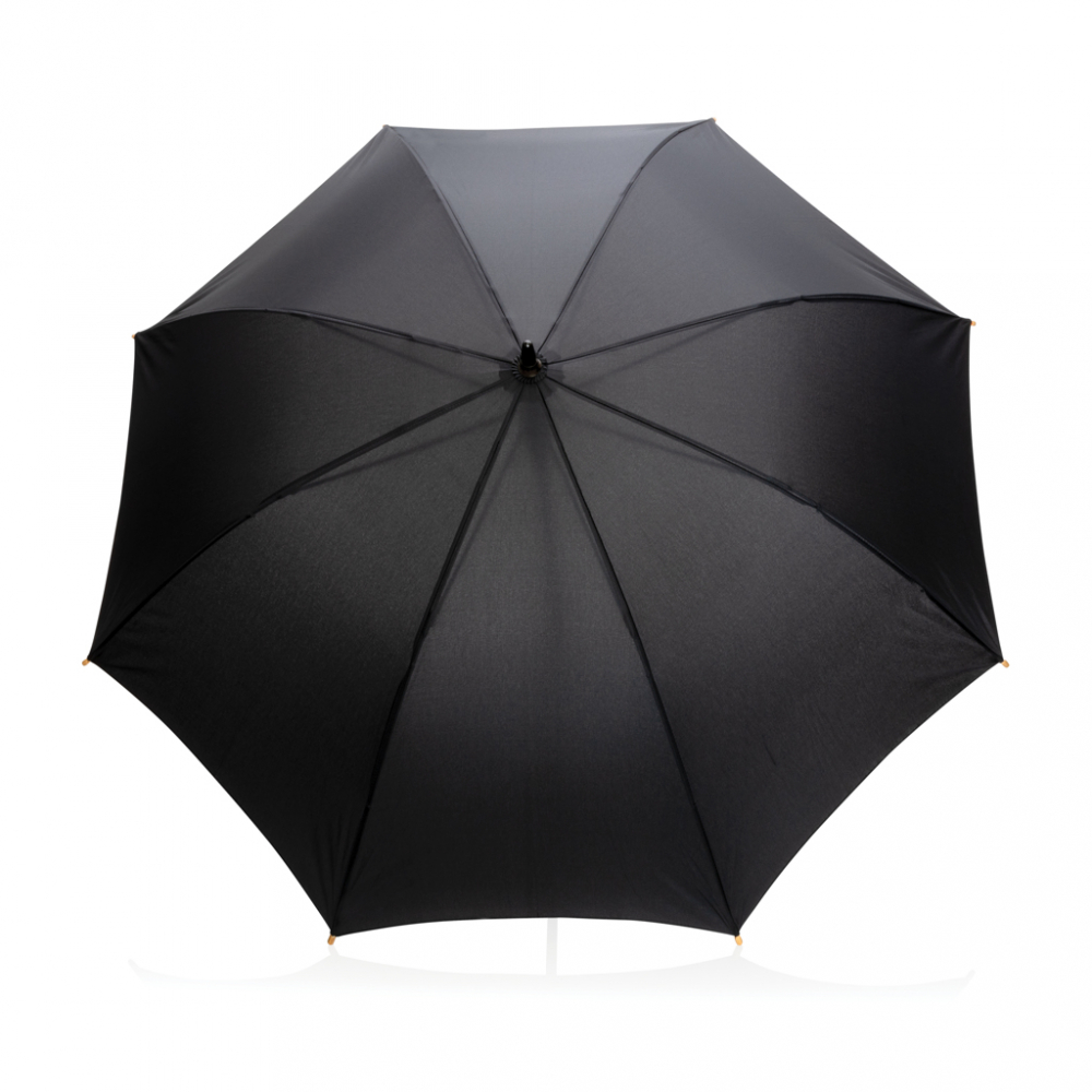Umbrelă 23" Impact AWARE™, mâner elegant din bambus [3]