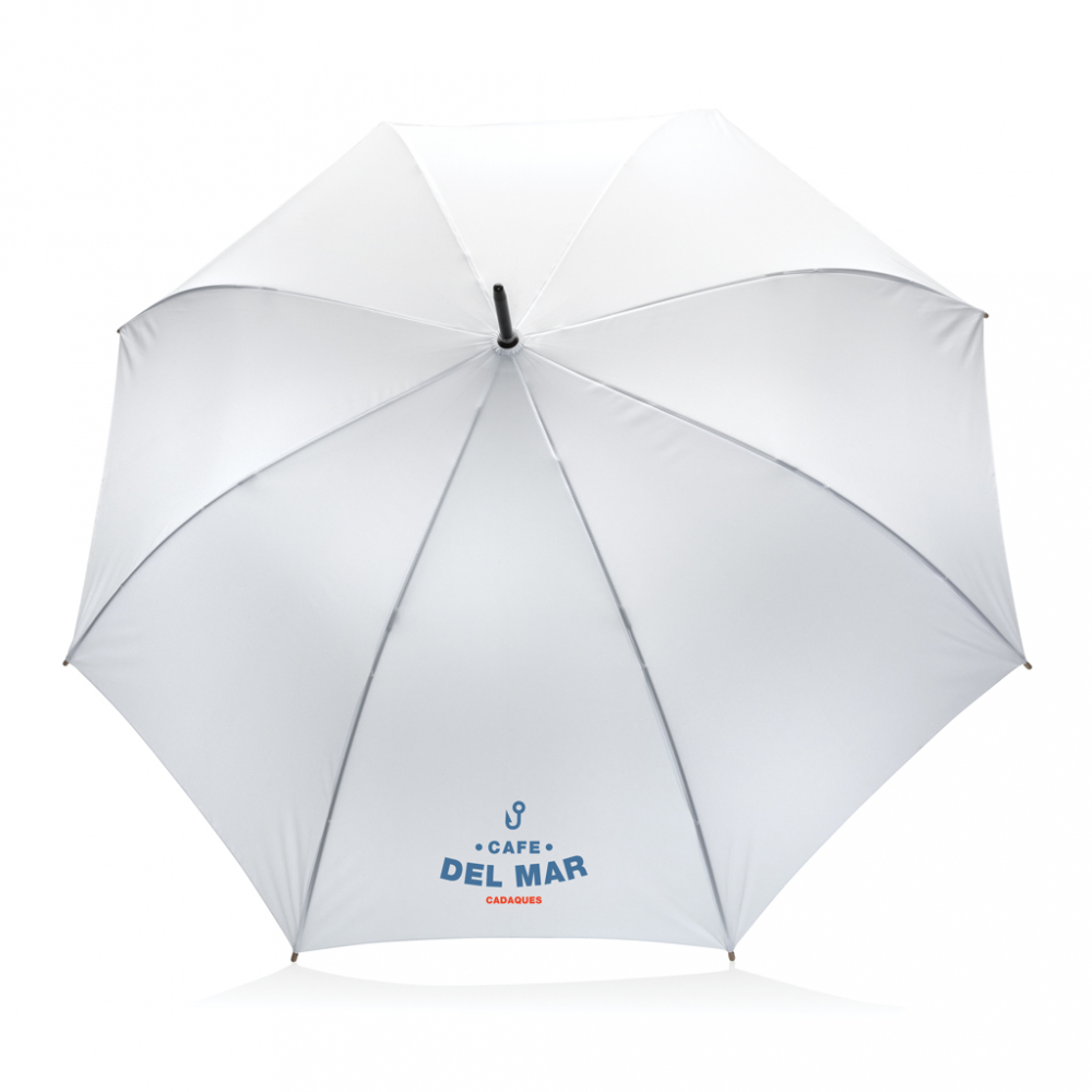 Umbrelă 27" Impact AWARE™, mâner in bambus [6]
