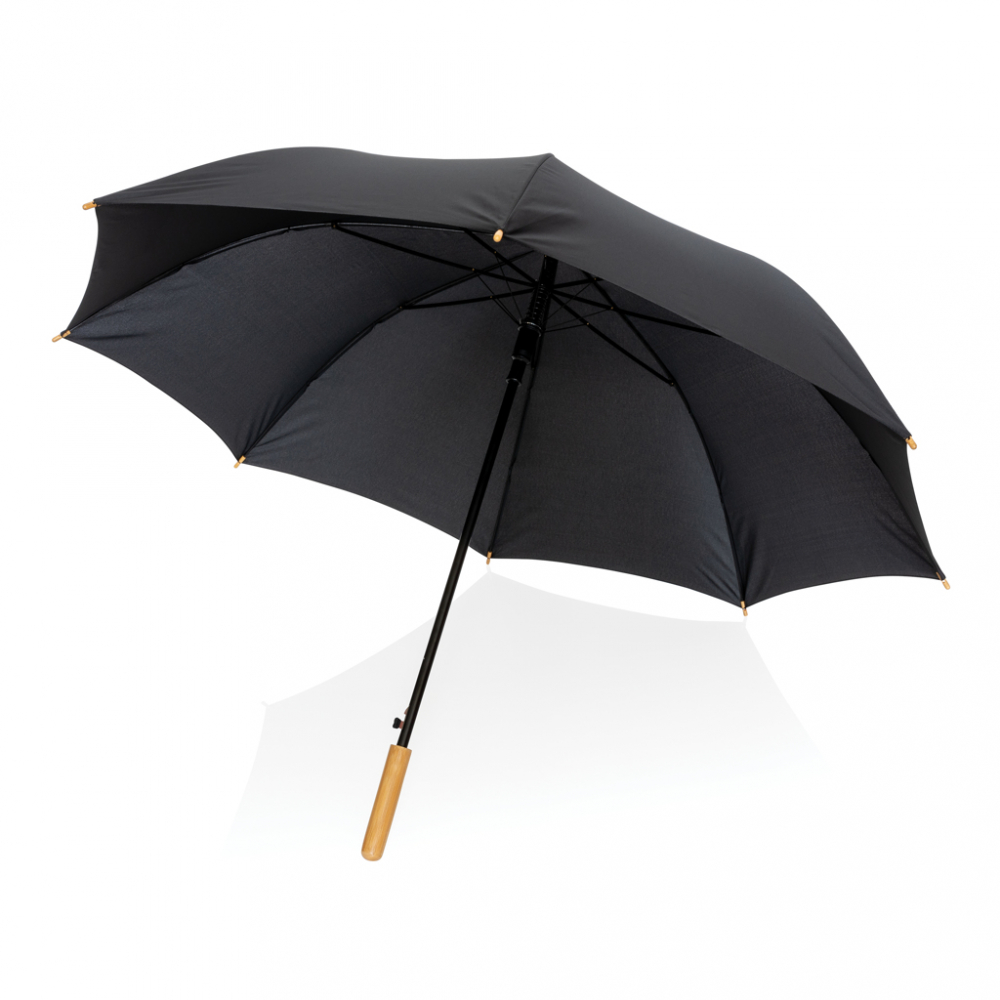 Umbrelă 27" Impact AWARE™, mâner in bambus [5]