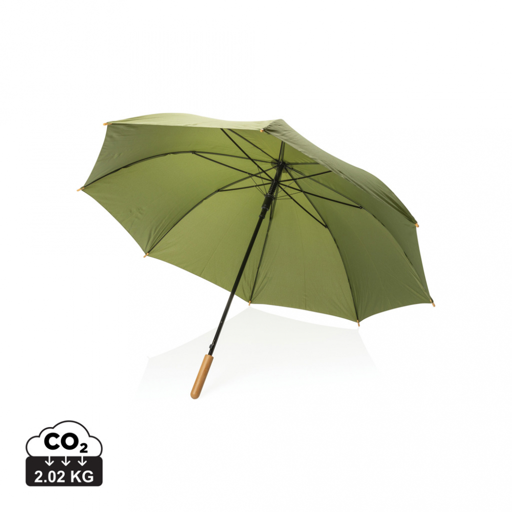 Umbrelă 27" Impact AWARE™, mâner in bambus [1]