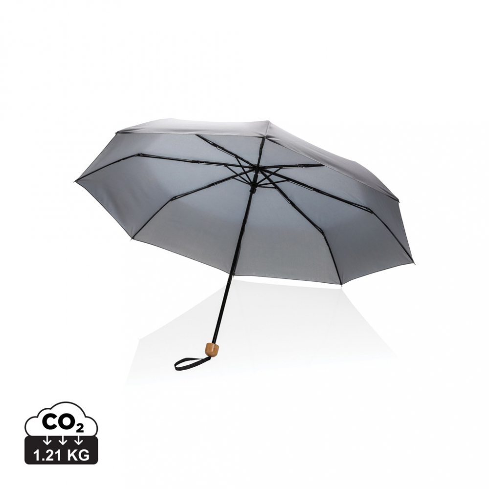 Umbrelă Impact 20.5", mâner din bambus [1]