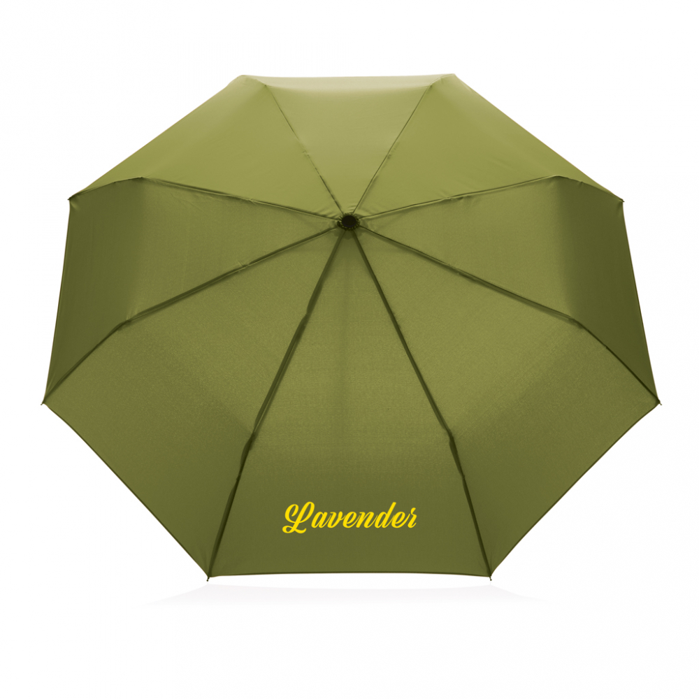 Umbrelă Impact 20.5", mâner din bambus [6]