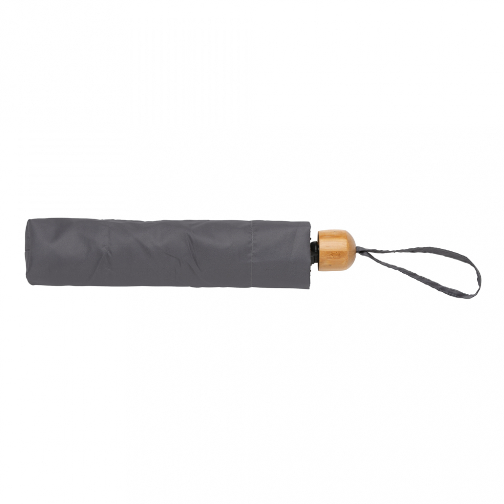 Umbrelă Impact 20.5", mâner din bambus [4]