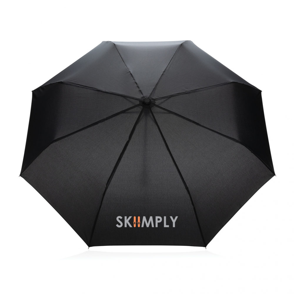 Umbrelă Impact 20.5", mâner din bambus [6]