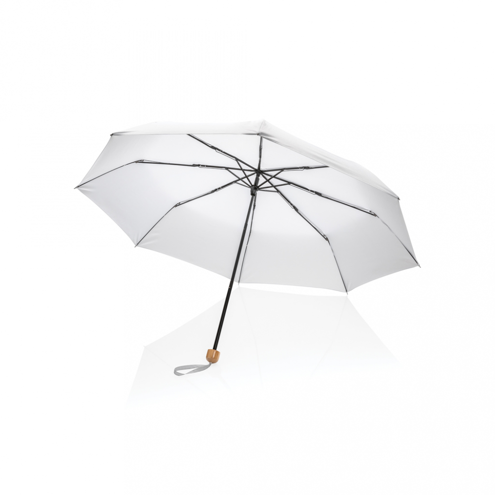 Umbrelă Impact 20.5", mâner din bambus [2]