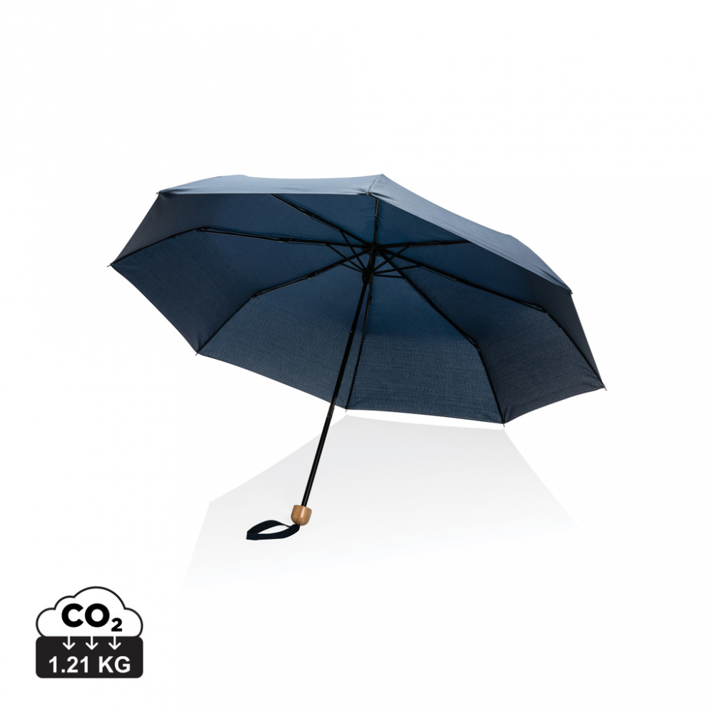 Umbrelă Impact 20.5", mâner din bambus [1]