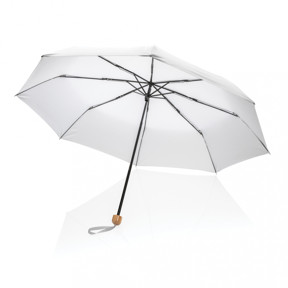 Umbrelă Impact 20.5", mâner din bambus [5]