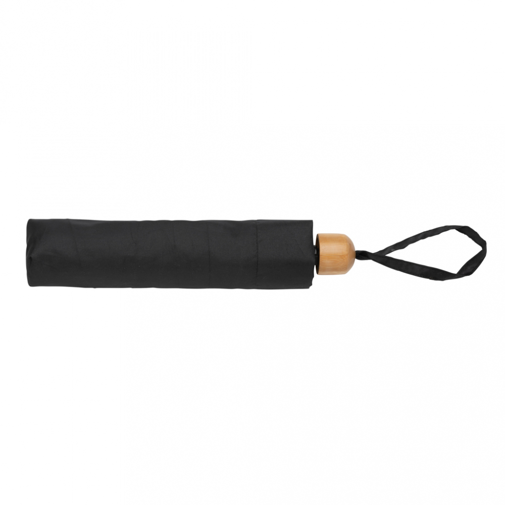 Umbrelă Impact 20.5", mâner din bambus [4]