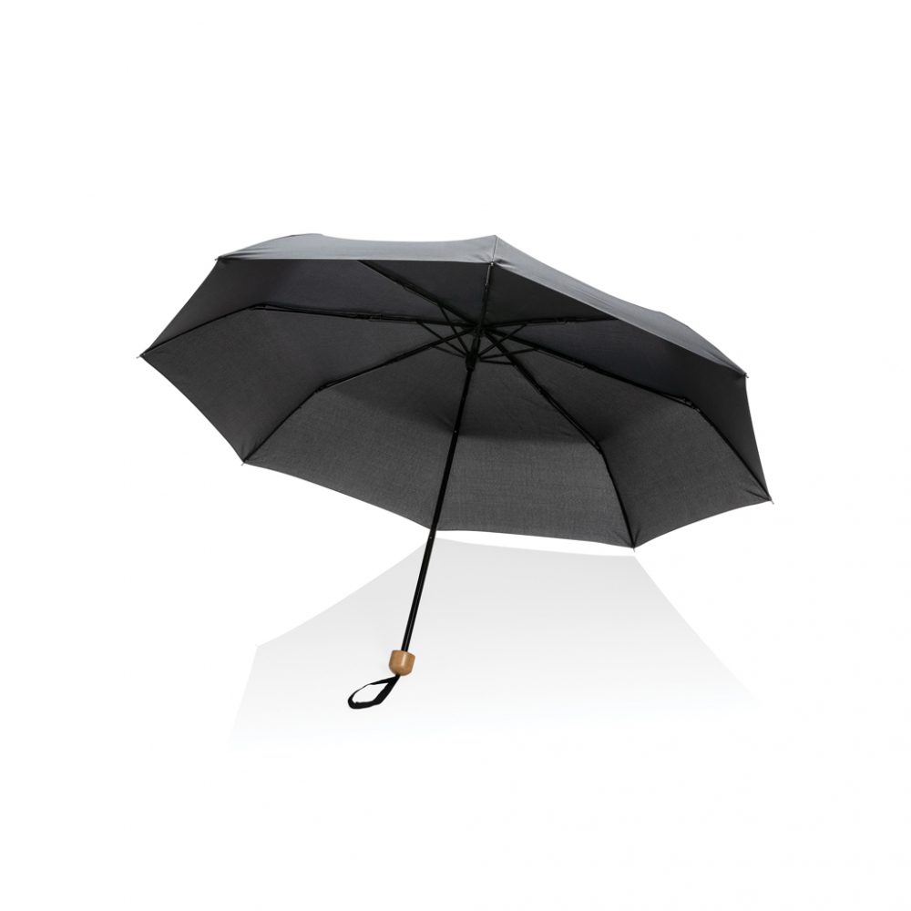 Umbrelă Impact 20.5", mâner din bambus [2]
