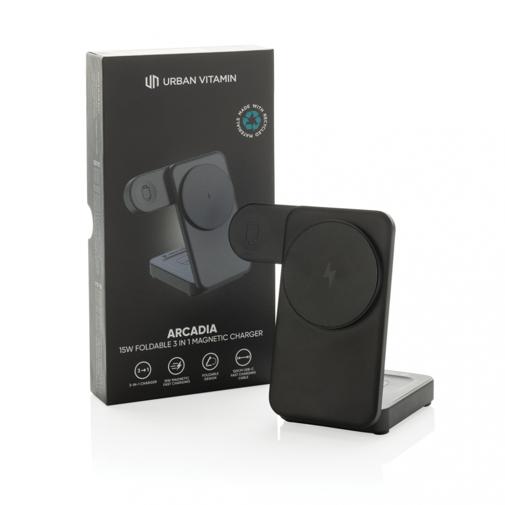 Stație de încărcare wireless 3-în-1, 15W [14]