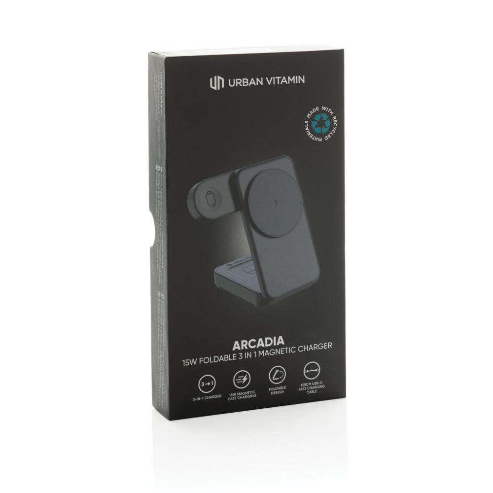 Stație de încărcare wireless 3-în-1, 15W [15]
