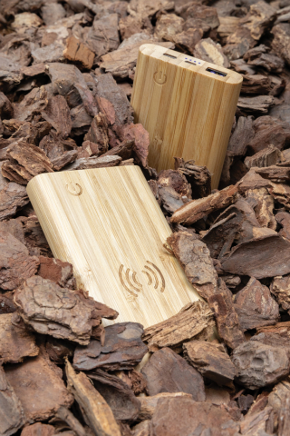 Bamboo 8.000 mAh 5W wireless powerbank [9]