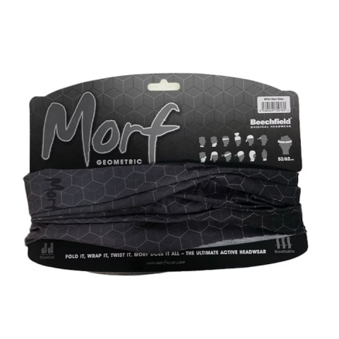 Bandana multifunctionala, Geometric, negru, 52/62 cm [1]
