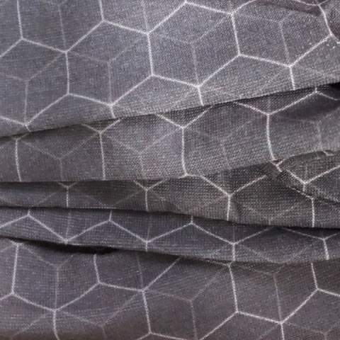 Bandana multifunctionala, Geometric, negru, 52/62 cm [3]