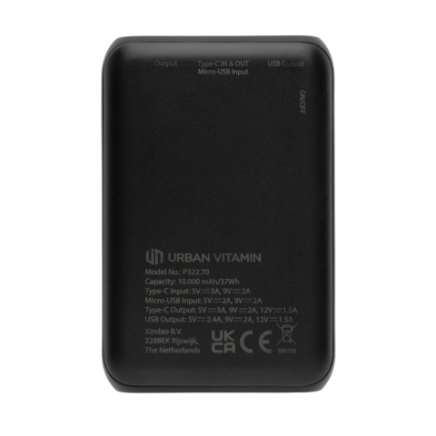 Baterie externă 10.000 mAh cu încărcare rapidă 18W PD [6]