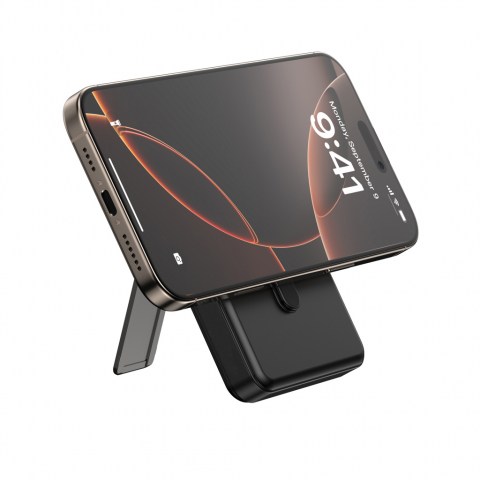 Baterie externă 10.000 mAh cu încărcare rapidă 20W PD și încărcare wireless magnetică [5]