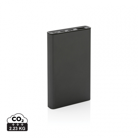 Baterie externă 5.000 mAh – din aluminiu și ABS reciclat certificat RCS Baterii externe (Powerbanks) - Baterie externă 5.000 mAh – din aluminiu și ABS reciclat certificat RCS