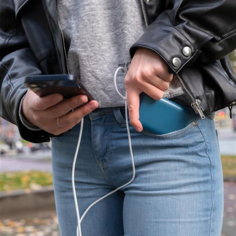 Baterie externa Alameda, Urban Vitamin, 10000 mAh, ultra fast type C 18W cu PD, universal, albastru [1]