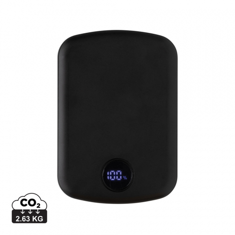 Baterii externe (Powerbanks) - Baterie externă compactă 5.000 mAh cu încărcare wireless magnetică 15W și ecran LED