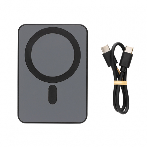 Baterie externă compactă 5.000 mAh cu încărcare wireless magnetică 5W [4]