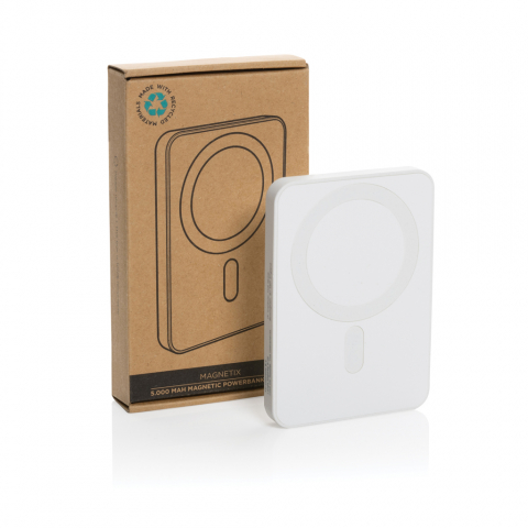 Baterie externă compactă 5.000 mAh cu încărcare wireless magnetică 5W [10]