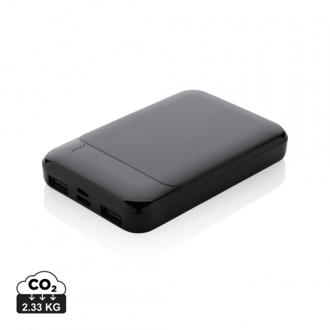 Baterii externe (Powerbanks) - Baterie externă compactă 5.000 mAh din materiale reciclate