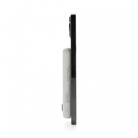 Baterie externă magnetică 5.000 mAh cu încărcare wireless 5W, stand telefon [8]