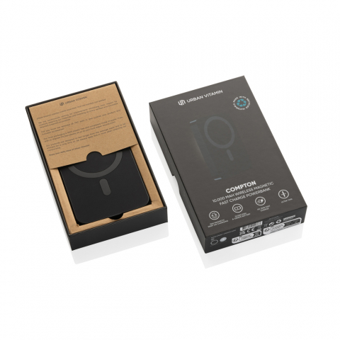 Baterie externă magnetică Compton 10.000 mAh – încărcare wireless 15W + încărcare rapidă 20W PD [18]