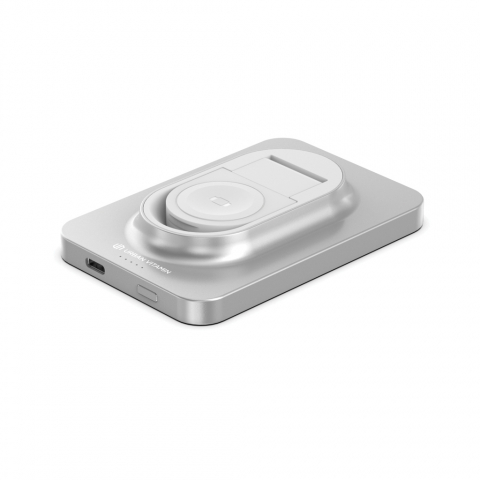 Baterie externă magnetică Malibu 5.000 mAh – încărcare wireless 15W + încărcare rapidă 20W + încărcător Apple Watch [11]