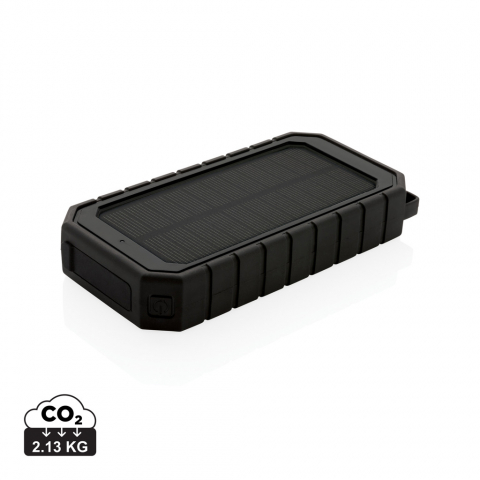 Baterii externe (Powerbanks) - Baterie externă solară 10.000 mAh cu încărcare wireless rapidă 10W