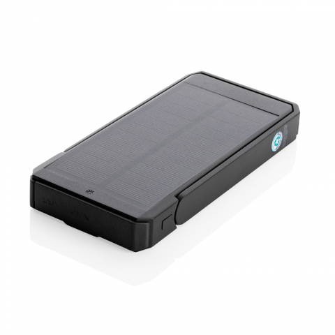 Baterie externă solară 10.000 mAh – cu panou monocrystalline și suport integrat [4]