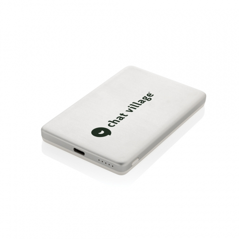 Baterie externă ultra-subțire 5.000 mAh cu încărcare wireless magnetică 5W [8]