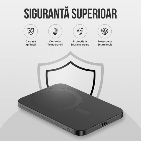Baterie externa wireless magnetica Icharge 3000 mAh [6]