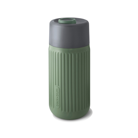 STICLE & CĂNI - Cană Black+Blum din sticlă borosilicată  340ML