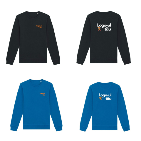 Produse personalizate (exemple) - Bluza personalizata, Pocket + Spate