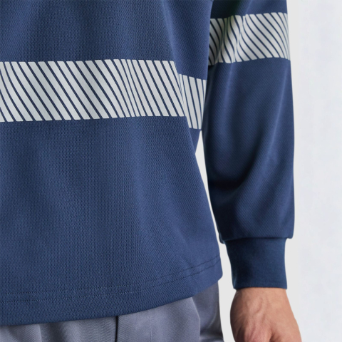 Bluza polo bicolor Vega LS [4]