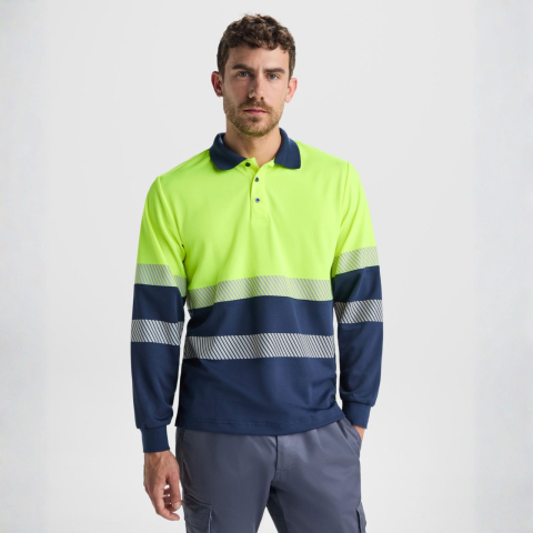 ECHIPAMENTE DE LUCRU - Bluza polo bicolor Vega LS