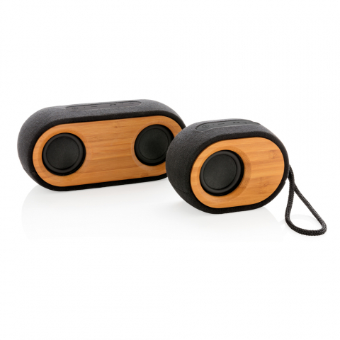 Boxă eco 10W din bambus și textile reciclate [9]