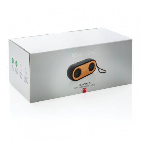 Boxă eco 10W din bambus și textile reciclate [12]