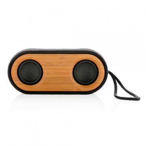 Boxă eco 10W din bambus și textile reciclate [3]