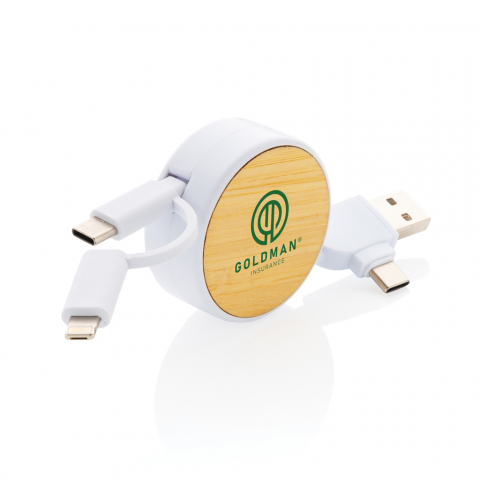 Cablu multifuncțional retractabil, compact [7]